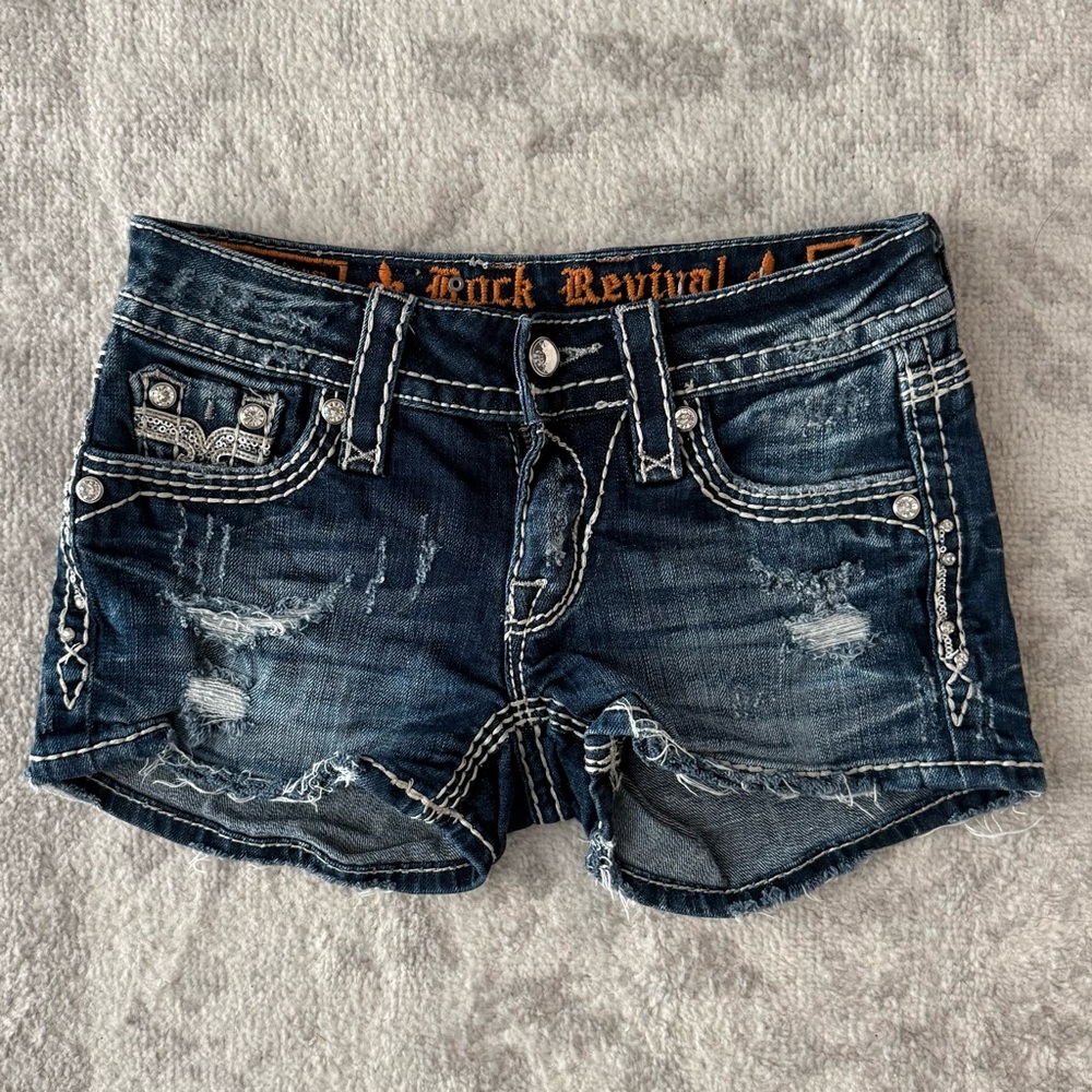Rock Revival Kai Stretch Short - Picture 11 of 16